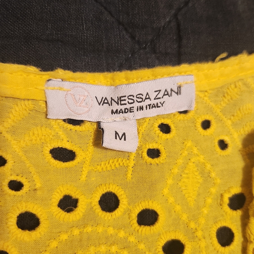 Yellow Eyelet Dress - Picture 3 of 4
